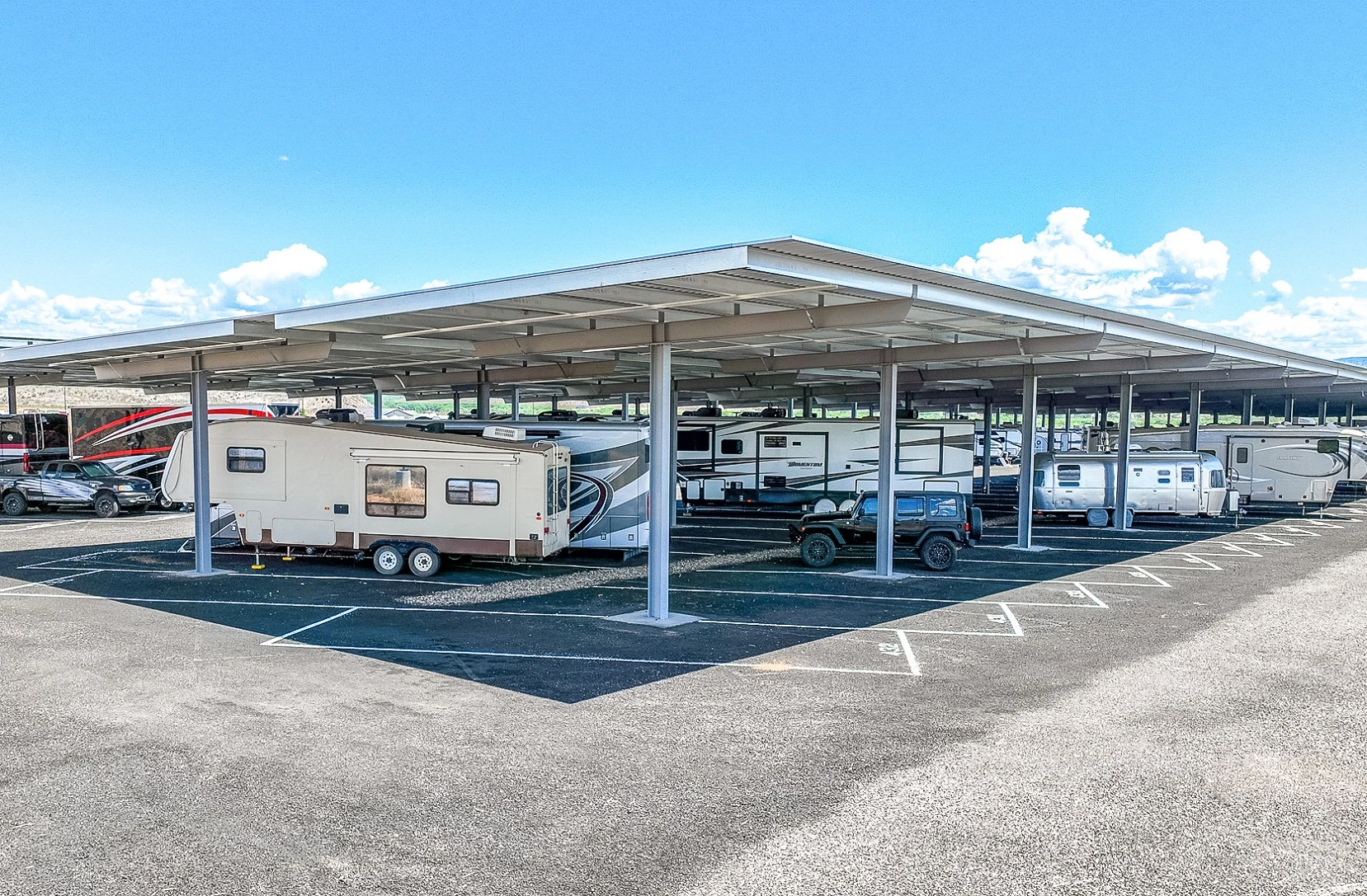 High Quality Covered RV Storage in Camp Verde Arizona